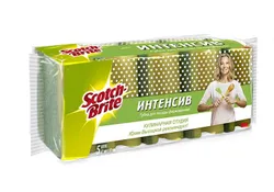 Набор губок Scotch-Brite предназначен для интенсивной чистки грубых поверхностей, таких как: кастрюли, сковородки, противни, решетки гриль.  ...