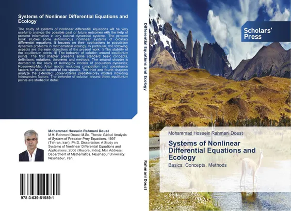 Обложка книги Systems of Nonlinear Differential Equations and Ecology, Mohammad Hossein Rahmani Doust