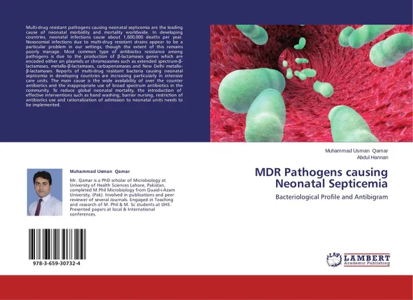 Обложка книги MDR Pathogens causing Neonatal Septicemia, Muhammad Usman Qamar and Abdul Hannan