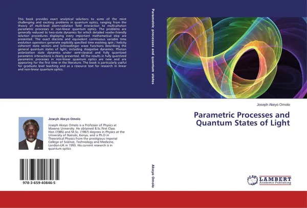 Обложка книги Parametric Processes and Quantum States of Light, Joseph Akeyo Omolo