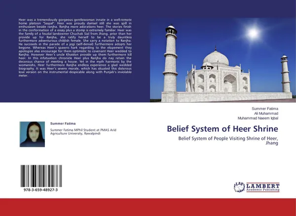 Обложка книги Belief System of Heer Shrine, Summer Fatima,Ali Muhammad and Muhammad Naeem Iqbal