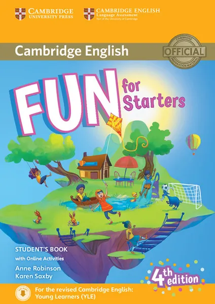 Обложка книги Fun for 4Ed Starters SB + Onl Activ+ Audio, Robinson, Anne