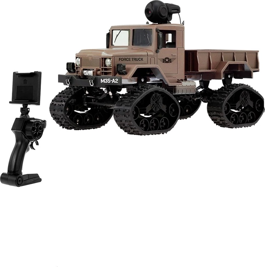 фото HQ Радиоуправляемый грузовик на гусеницах с видеокамерой