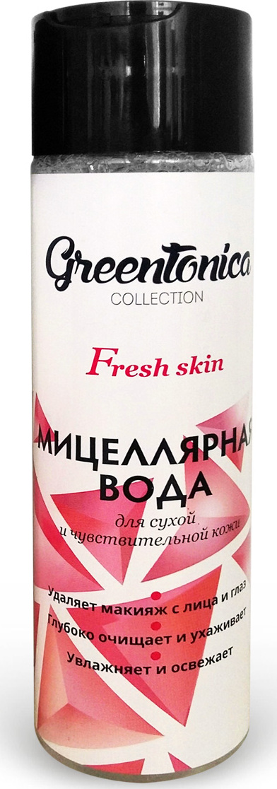 фото Мицеллярная вода для сухой кожи Fresh Skin 250 мл. GreenTonica Collection Гринтоника