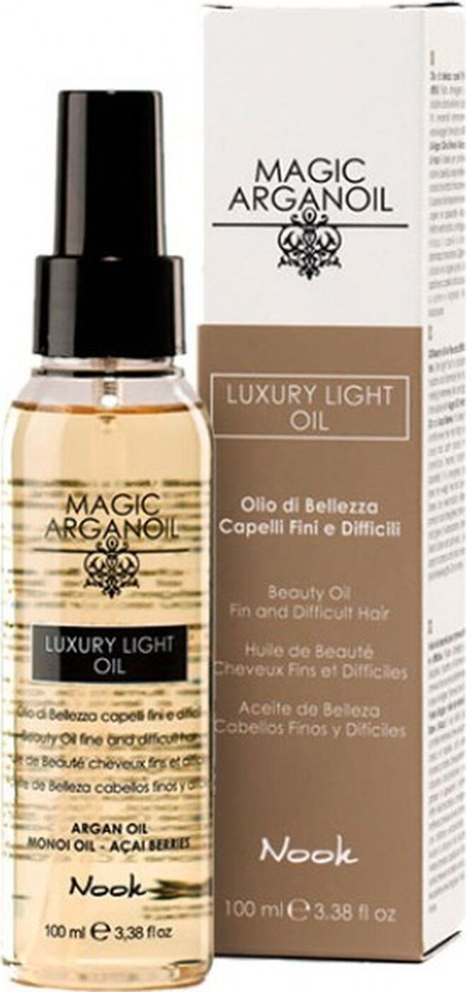 фото Люкс-масло для тонких и непослушных волос Nook Магия арганы Luxury Light Oil, 100 мл