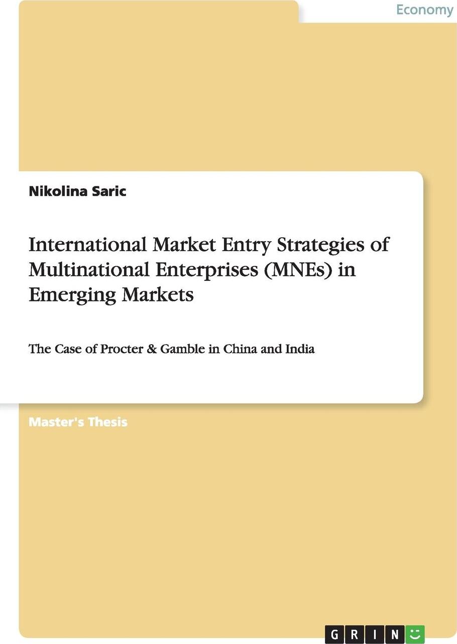 фото International Market Entry Strategies of Multinational Enterprises (MNEs) in Emerging Markets