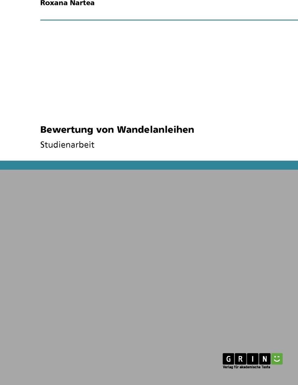 фото Bewertung von Wandelanleihen