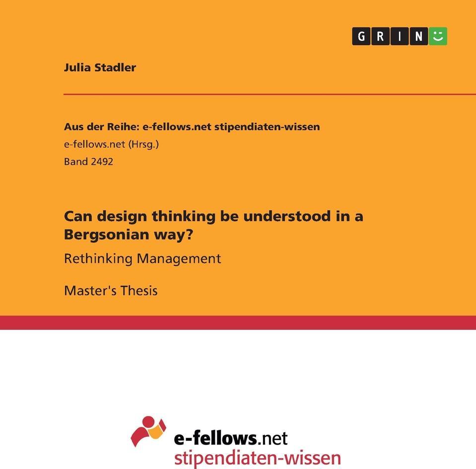 фото Can design thinking be understood in a Bergsonian way?