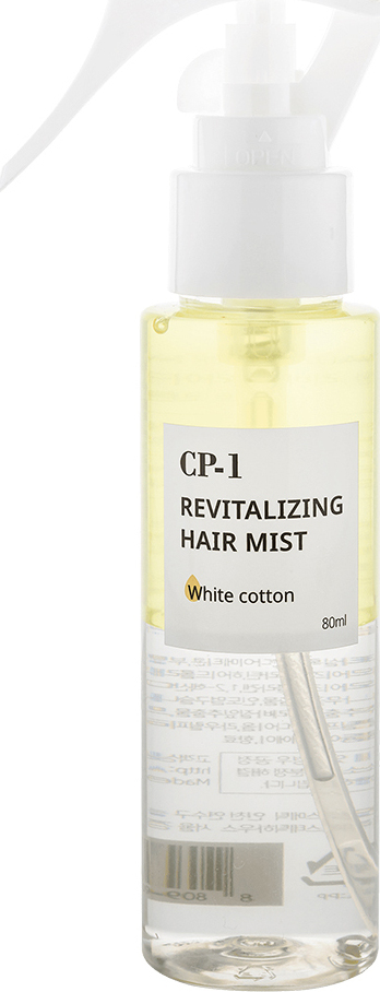 фото Esthetic House мист спрей для волос CP-1 желтый Revitalizing Hair Mist Petite Pink White cotton, 80 мл.