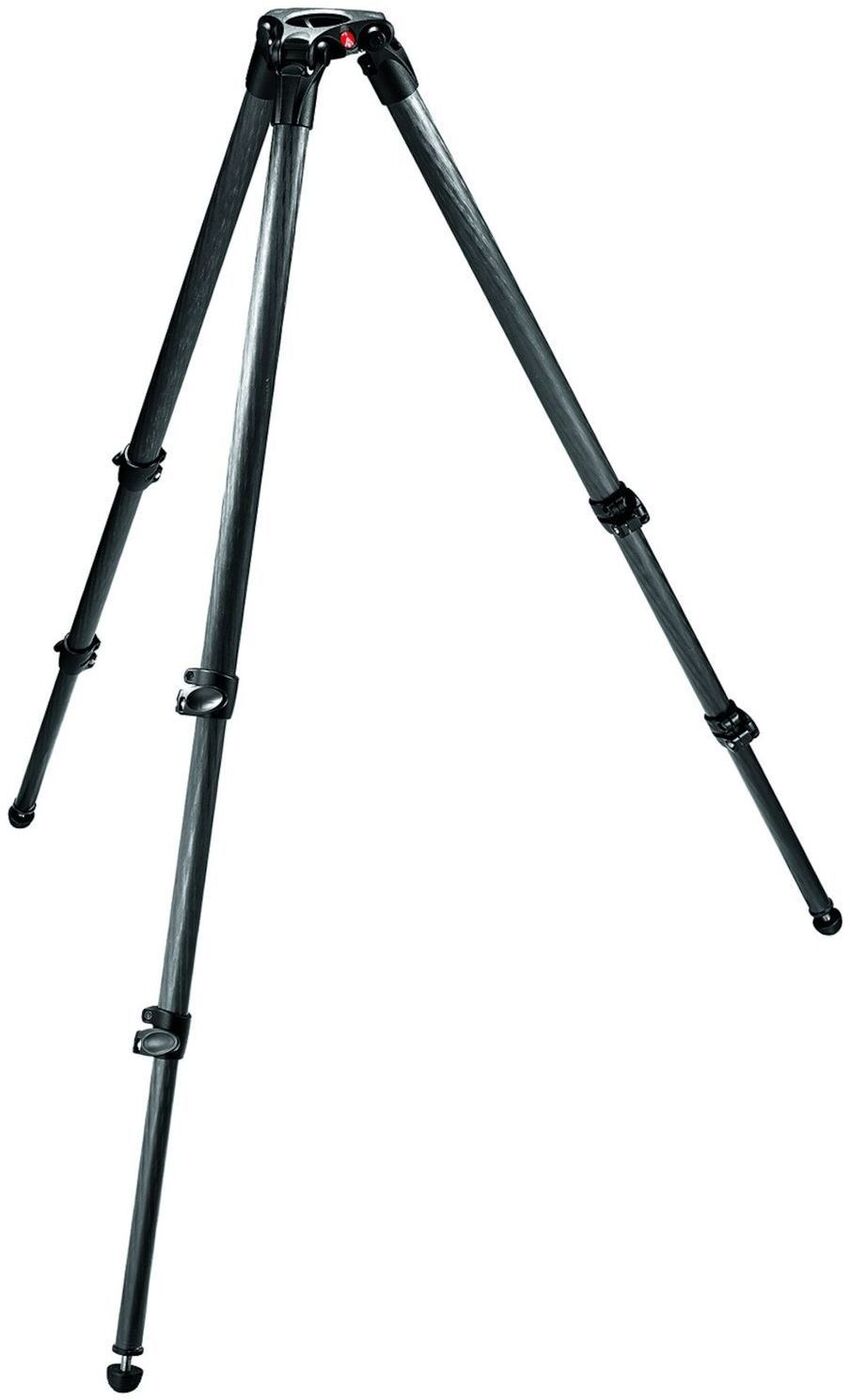 фото Штатив Manfrotto 535, CF 2-STAGE VIDEO TRIPOD, полусфера 75 мм