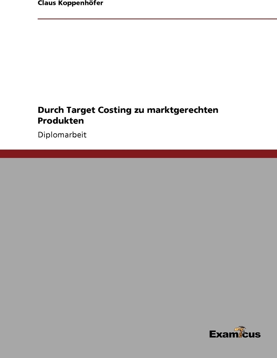 фото Durch Target Costing zu marktgerechten Produkten