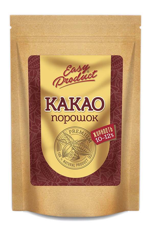 Характеристики Какао натуральный, 100%, без сахара, Easy Product, 300г ...