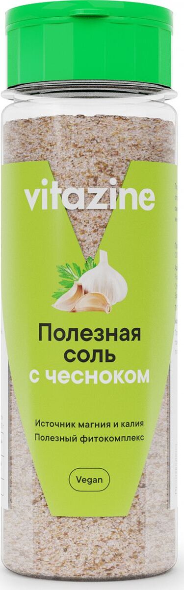 Соль пищевая Bitazine Чесночная, 140 г — купить в интернет-магазине ...