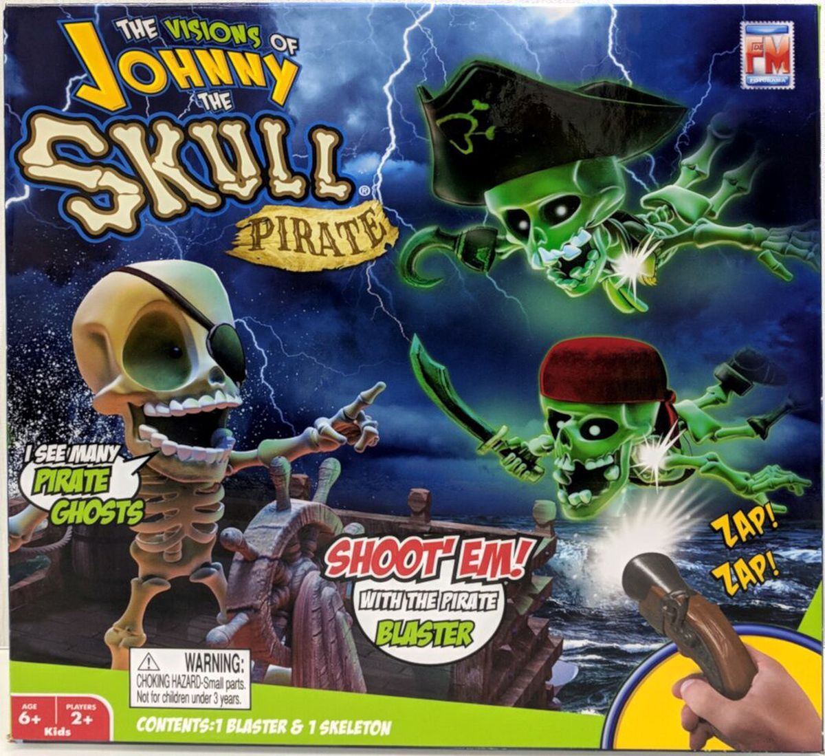 Тир проекционный Johnny the Skull Джонни Пират, 1090-1 - купить с доставкой  по выгодным ценам в интернет-магазине OZON (254533699)