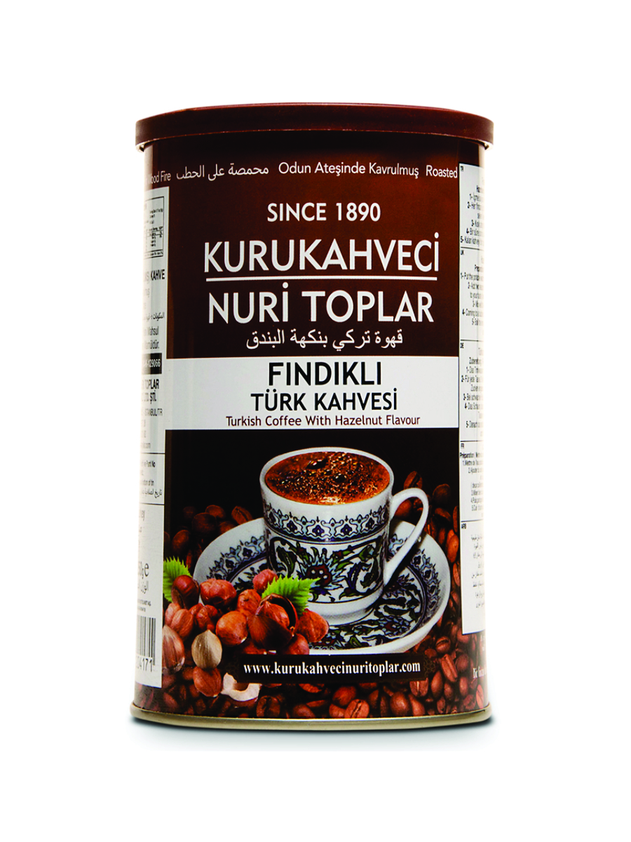 Турецкий кофе Kurukahveci Nuri Toplar c фундуком 250 гр(2шт) — купить в ...