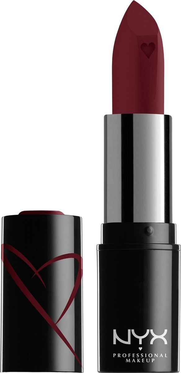 nyx deep red lipstick