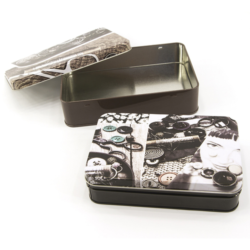 Металлическая коробочка для мелкой фурнитуры, набор 2 шт, металлические ...