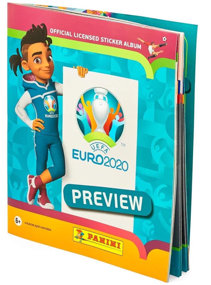 PANINI / Альбом для коллекционирования наклеек EURO 2020 PREVIEW