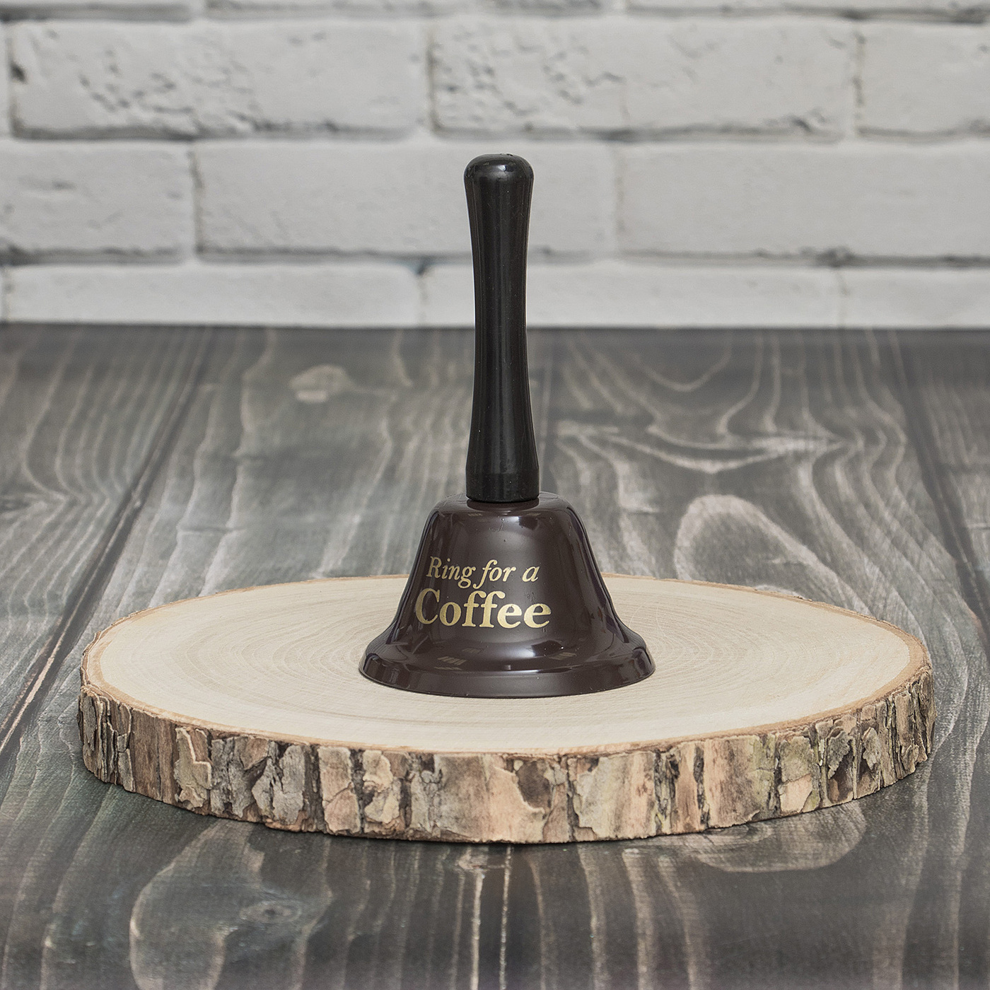 Колокольчик Ring For Coffe коричневый Эврика — купить в интернет ...