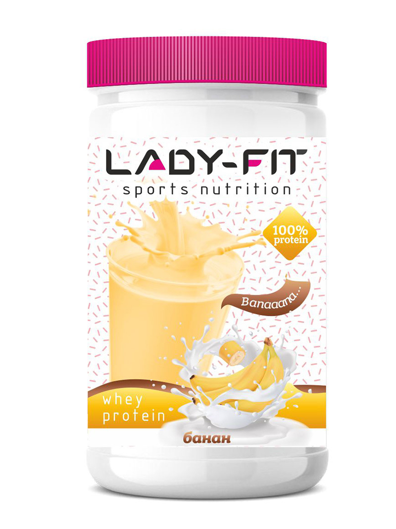 Протеин LadyFit Сывороточный протеин LadyFit Whey Protein 900 г
