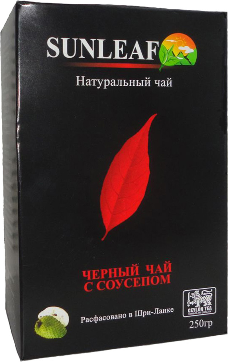 Чай Санлиф "Саусеп" чёрный листовой с добавками 250г карт