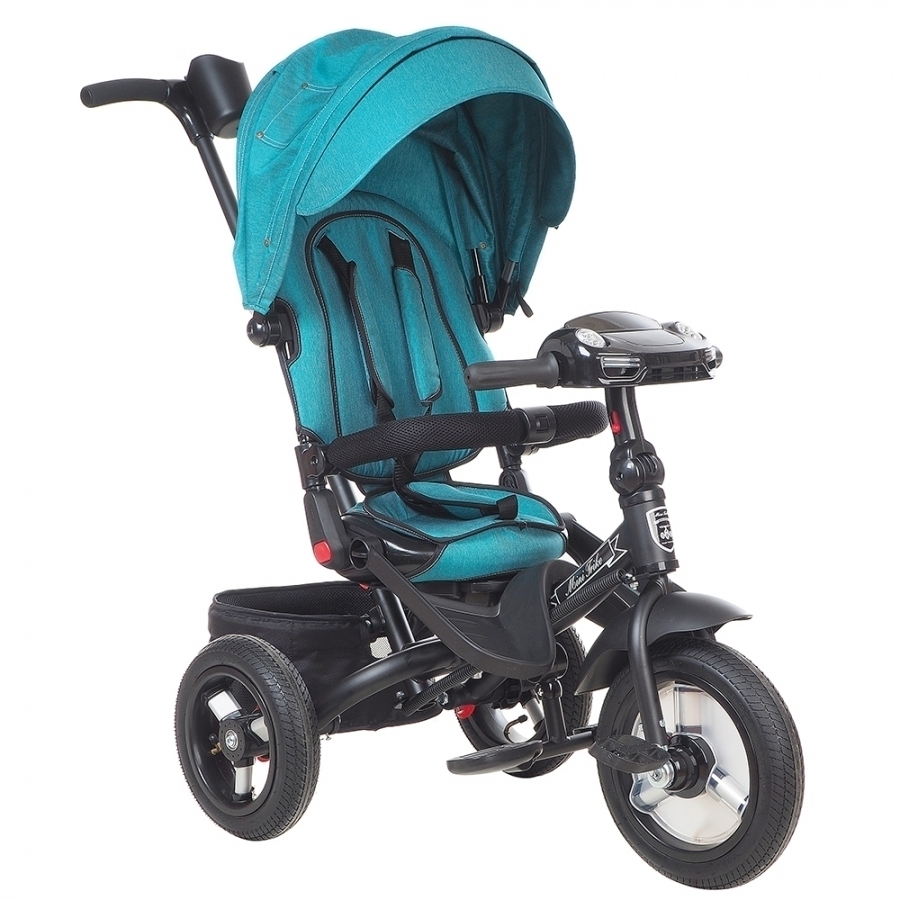 Трехколесный велосипед Mini Trike Transformer T400/2019 Jeans Green ...