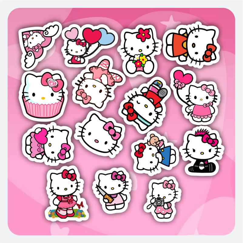 Hello kitty рисунки для наклеек