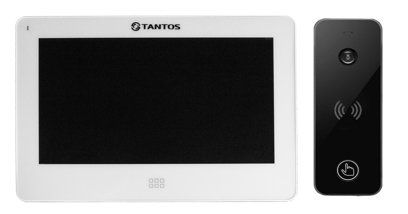 видеодомофон tantos neo, белый [00-00014414]. телефон с ик камерой. видеодомофон с камерой. домофон 7. видеодомофон tantos walle+.