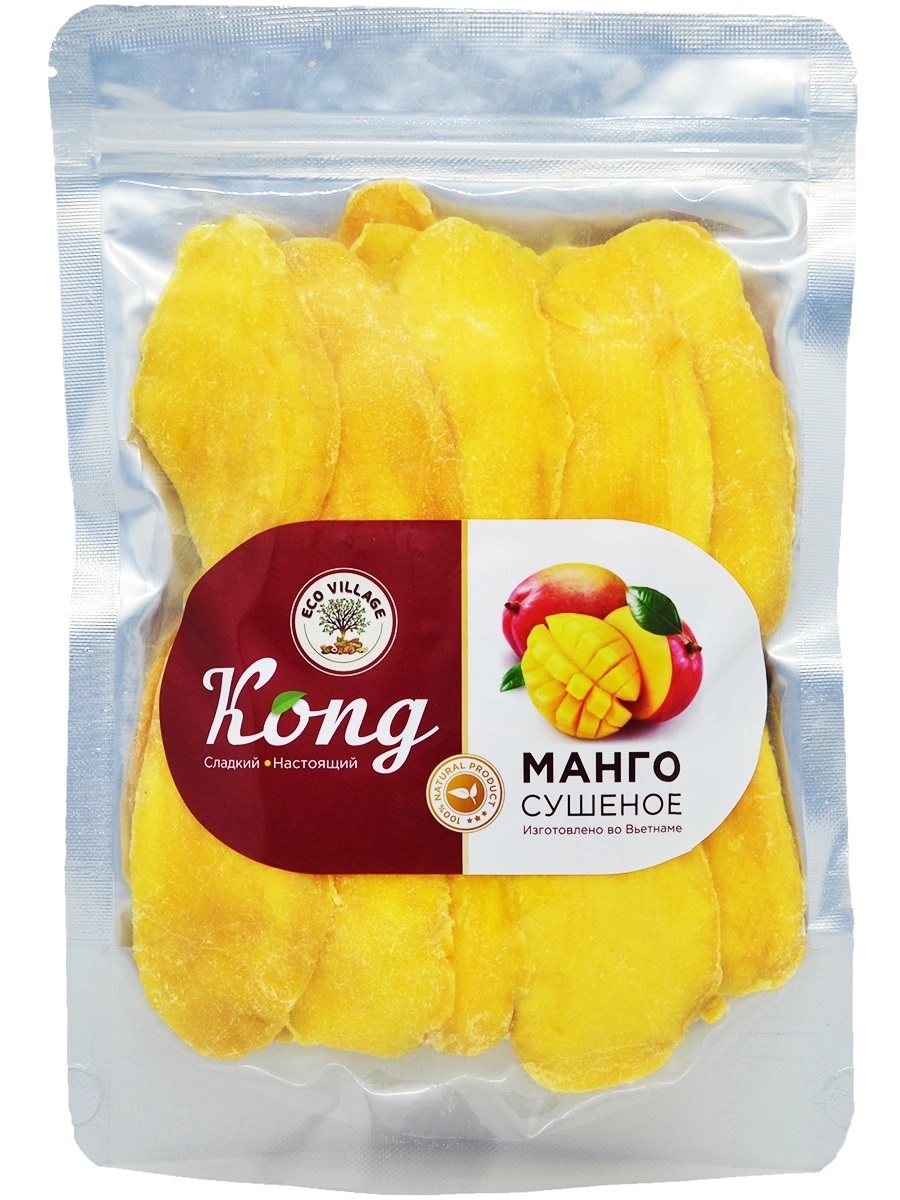 Манго сушеное KONG 500гр - 1уп — купить в интернет-магазине OZON с ...