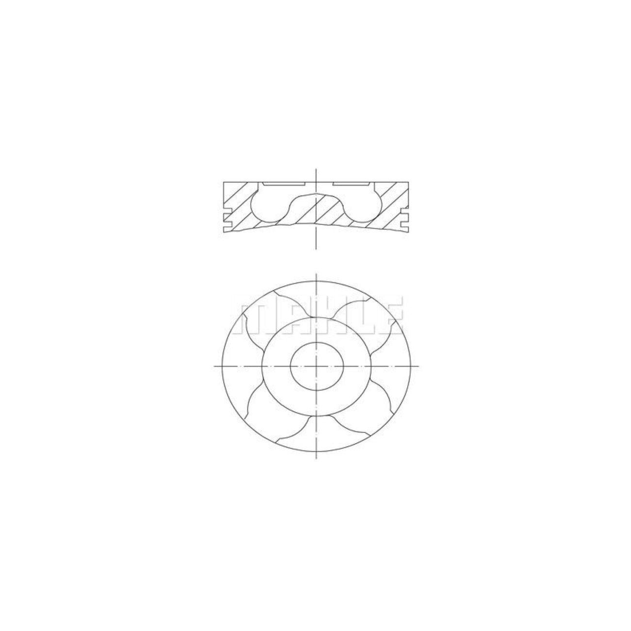 MAHLE Поршень, арт. 2291400