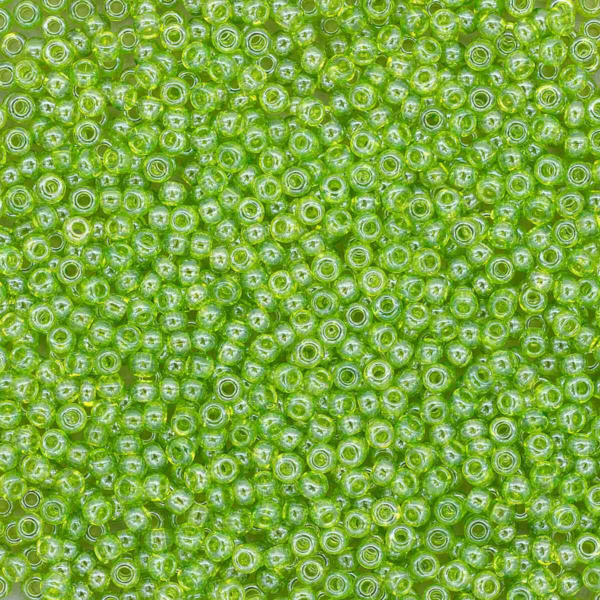 Бисер Preciosa прозрачный с жемчужным покрытием 10/0, 20 г, цвет № 56220, бисер чешский для рукоделия плетения вышивания прециоза