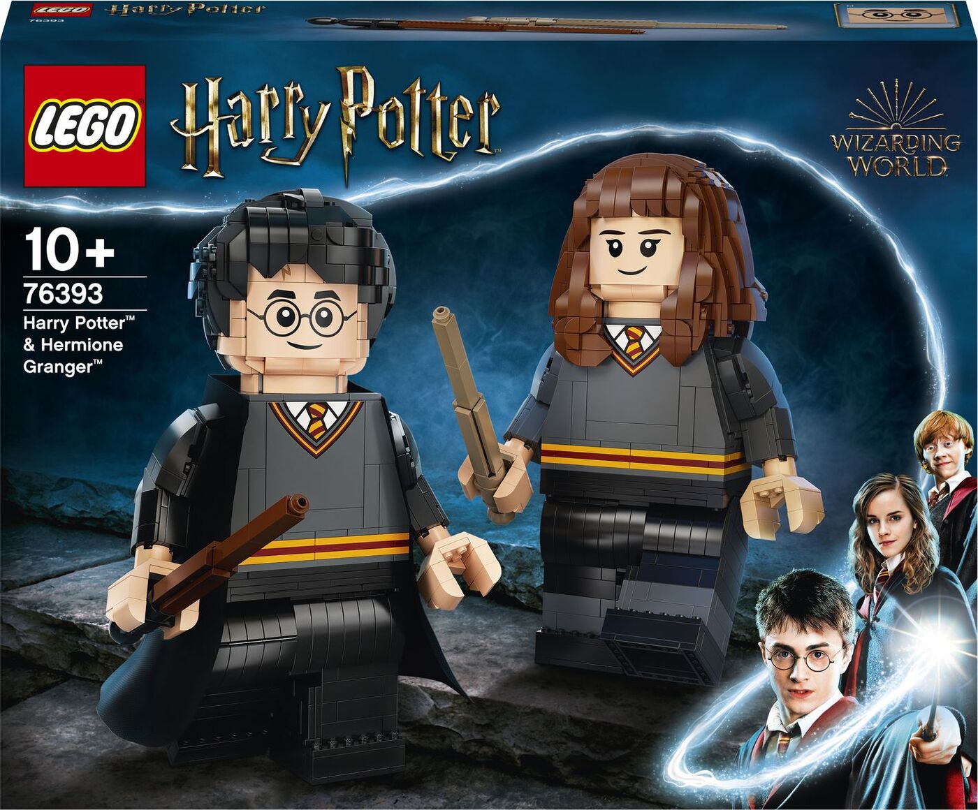 Конструктор LEGO Harry Potter 76393 Гарри Поттер и Гермиона Грейнджер -  купить с доставкой по выгодным ценам в интернет-магазине OZON (381833654)