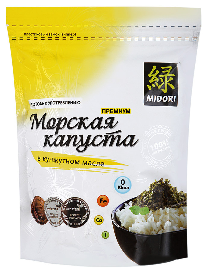 Жареная морская капуста нори