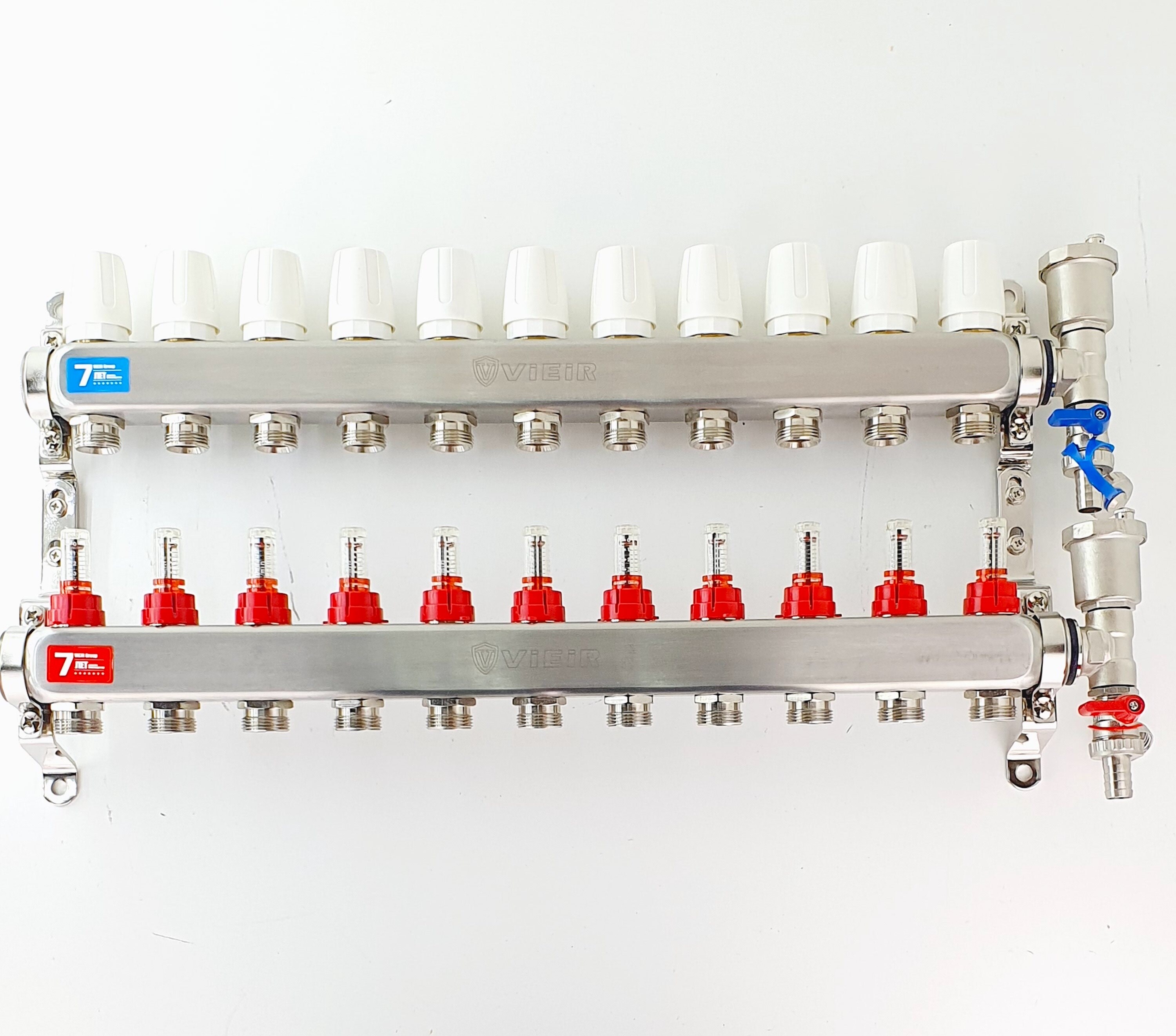 Коллектор для теплого пола 3 контура. VIEIR коллектор теплого. Коллектор теплого пола 12 контуров. Коллектор для тёплого пола 12 контуров в сборе размер. Коллектор теплого пола на 10 контуров.