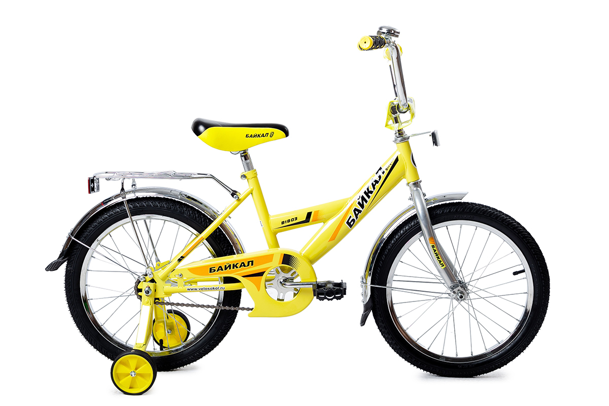Детский велосипед Байкал - 18 (В1803) Желтый