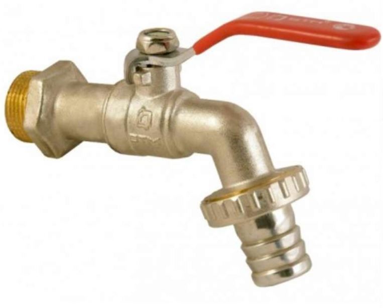 Кран с носиком латунь желтый 1/2 RM - купить по низкой цене в интернет ...