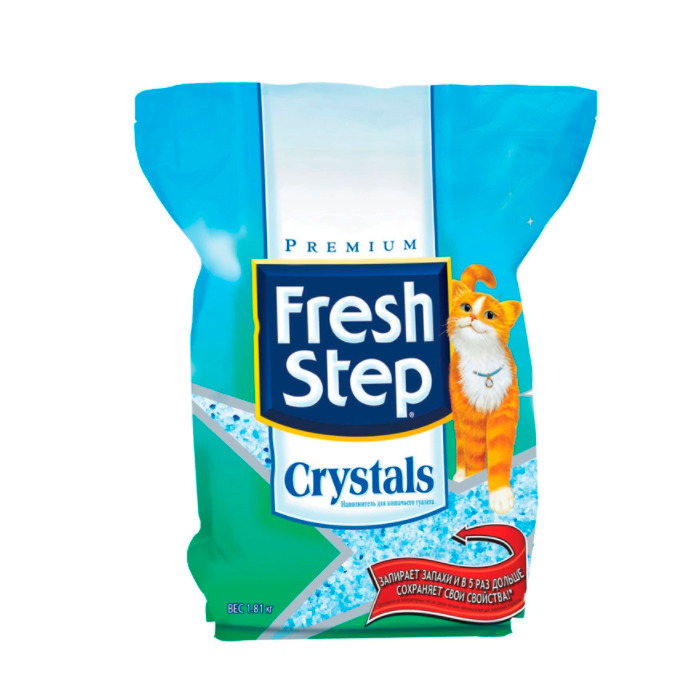 Fresh Step Crystals, наполнитель силикагель для кошек, 1.81кг — купить