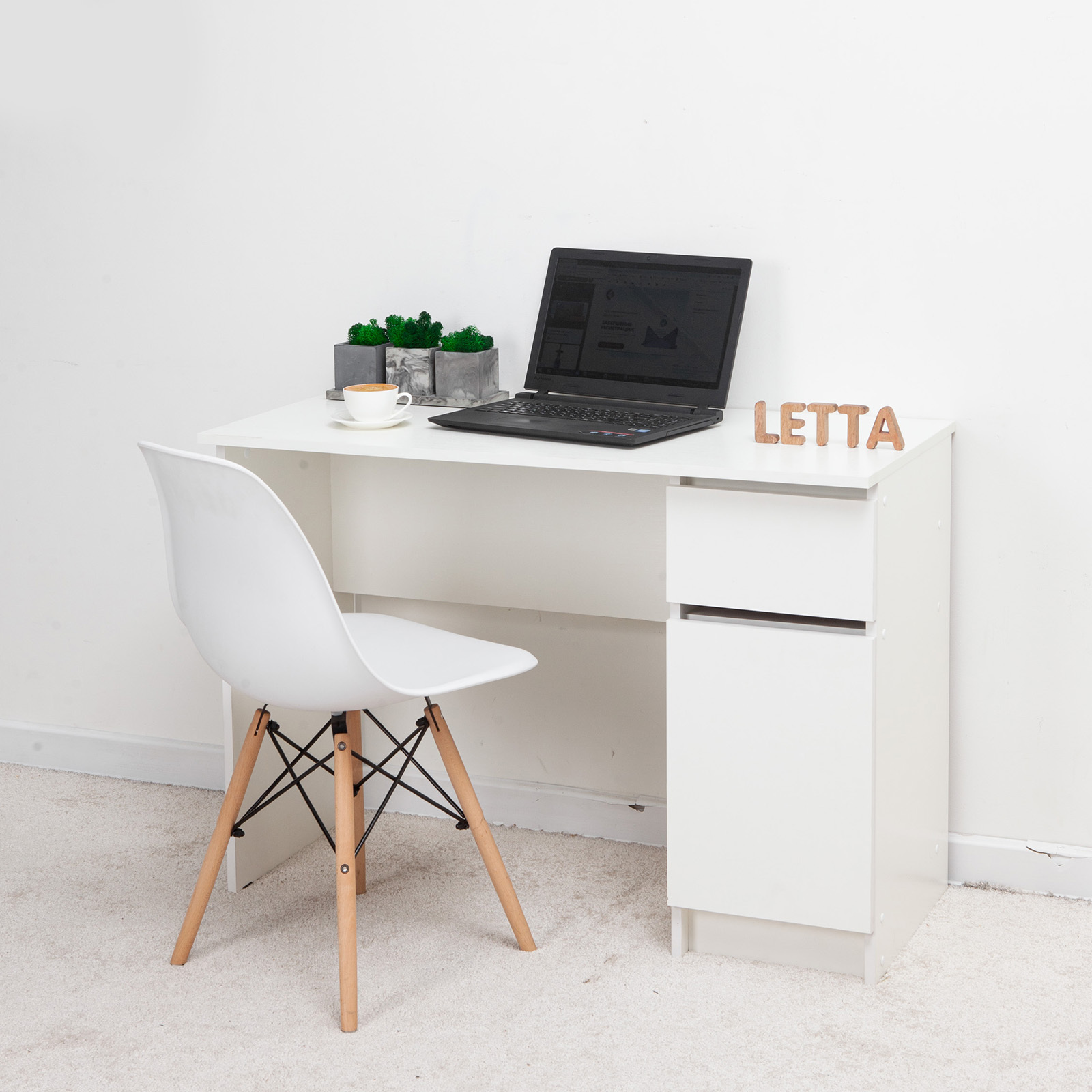 Белый стол Letta