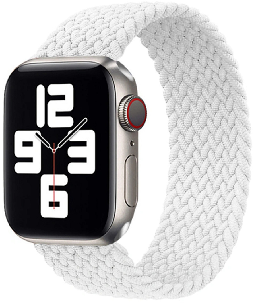 Монобраслет нейлоновый тканевый ремешок для умных часов Apple Watch ...