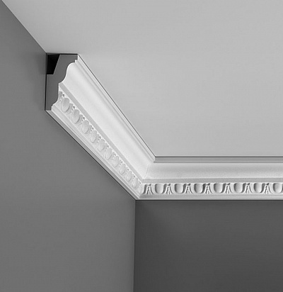 Карниз потолочный C212 45x75 полиуетановый под покраску