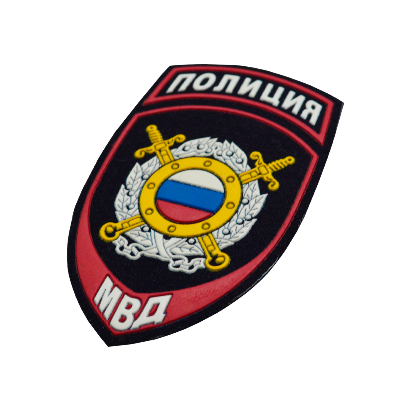 Шеврон жаккардовый полиции Общественного порядка, печатная резина ...