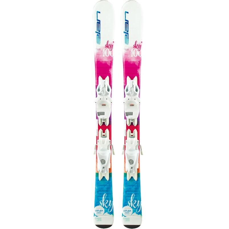 Горные лыжи С креплением Elan SKY QS 130-150 Детская - купить по низкой ...