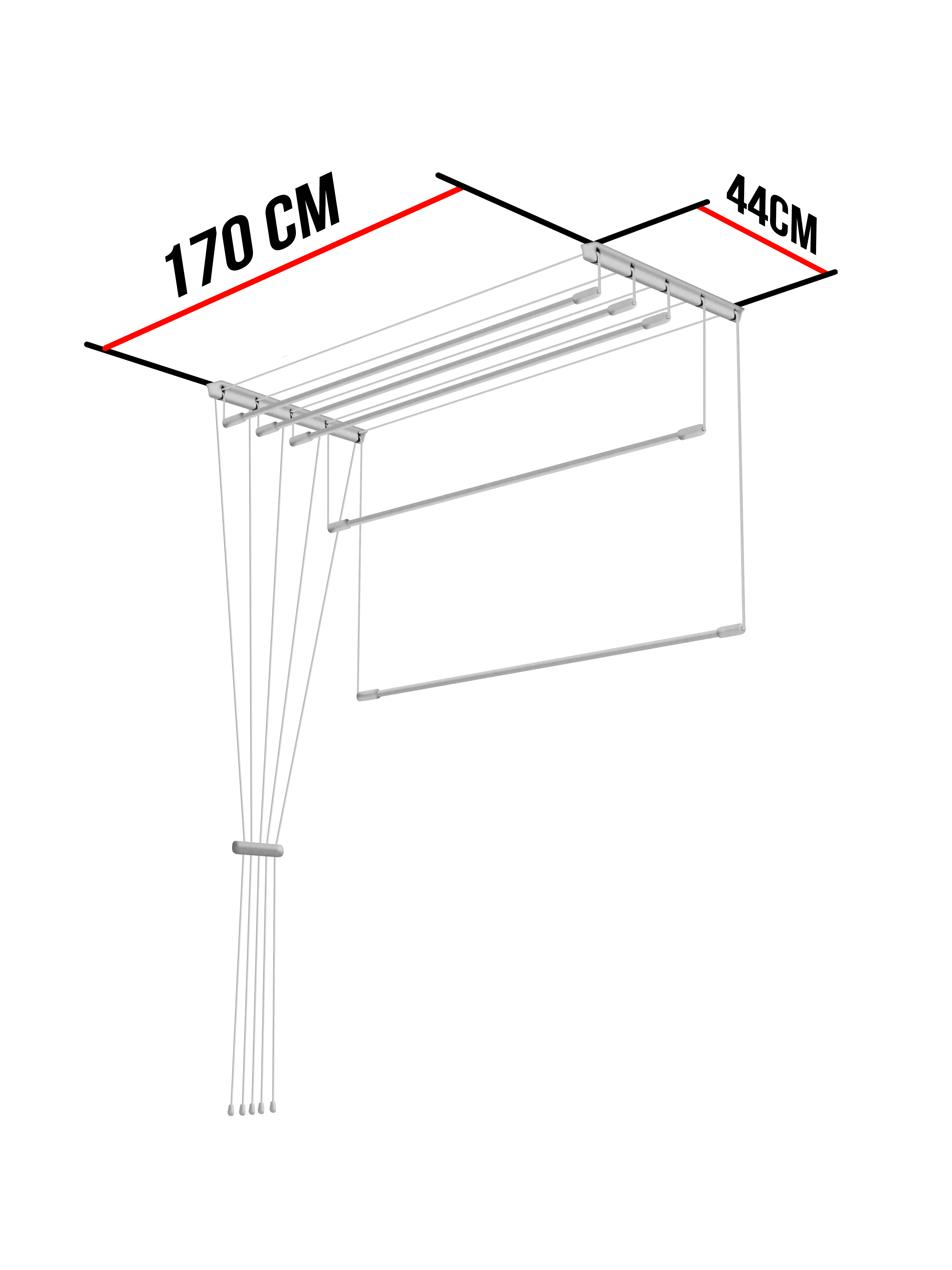 вешалка для белья на балкон потолочная инструкция по установке