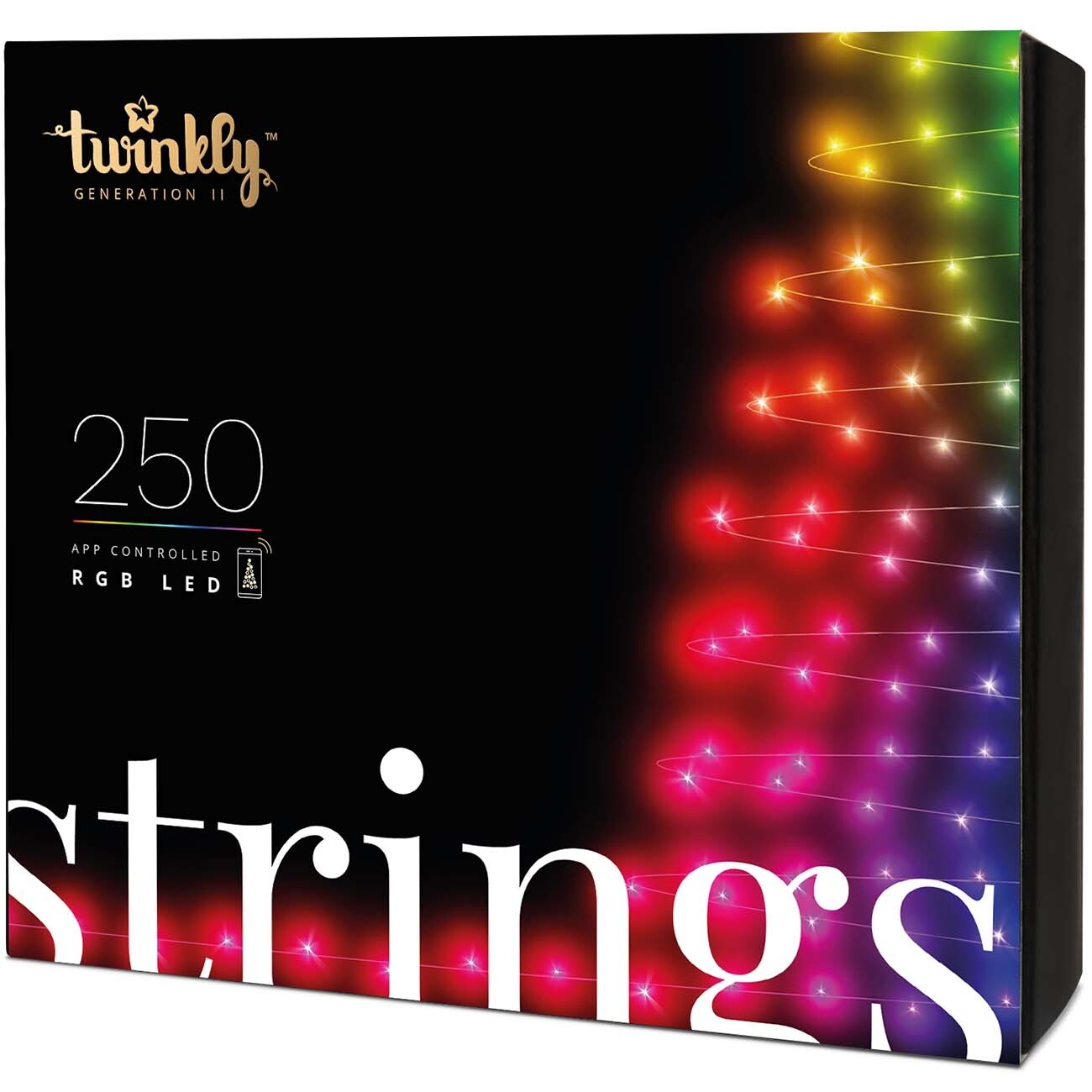  смарт-гирлянда Twinkly Strings RGB 250 -  по выгодной цене .