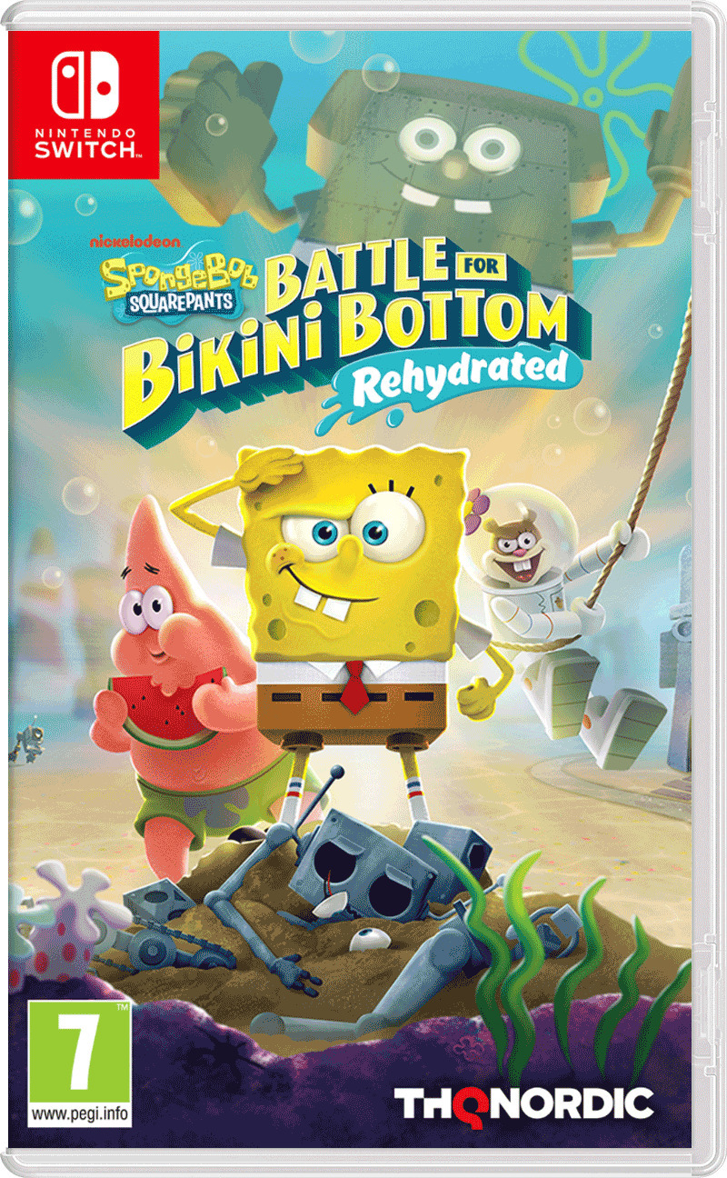 Игра SpongeBob SquarePants Battle for Bikini Bottom - Rehydrated (Nintendo  Switch, Русские субтитры)