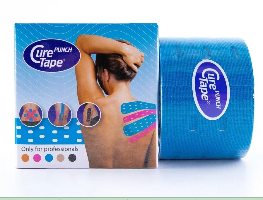 Тейп медицинский перфорированный Cure Tape Punch 5 см x 5 м — купить в ...