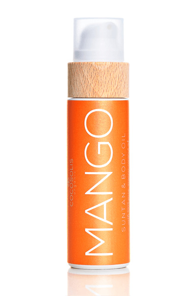 MANGO Suntan & Body Oil для быстрого и насыщенного загара, увлажненной и сияющей кожи