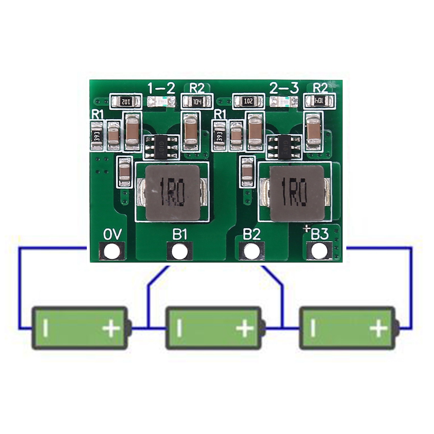 Платазащитыаккумулятора3S1300MAEqualizerBalancer18650Lifepo4