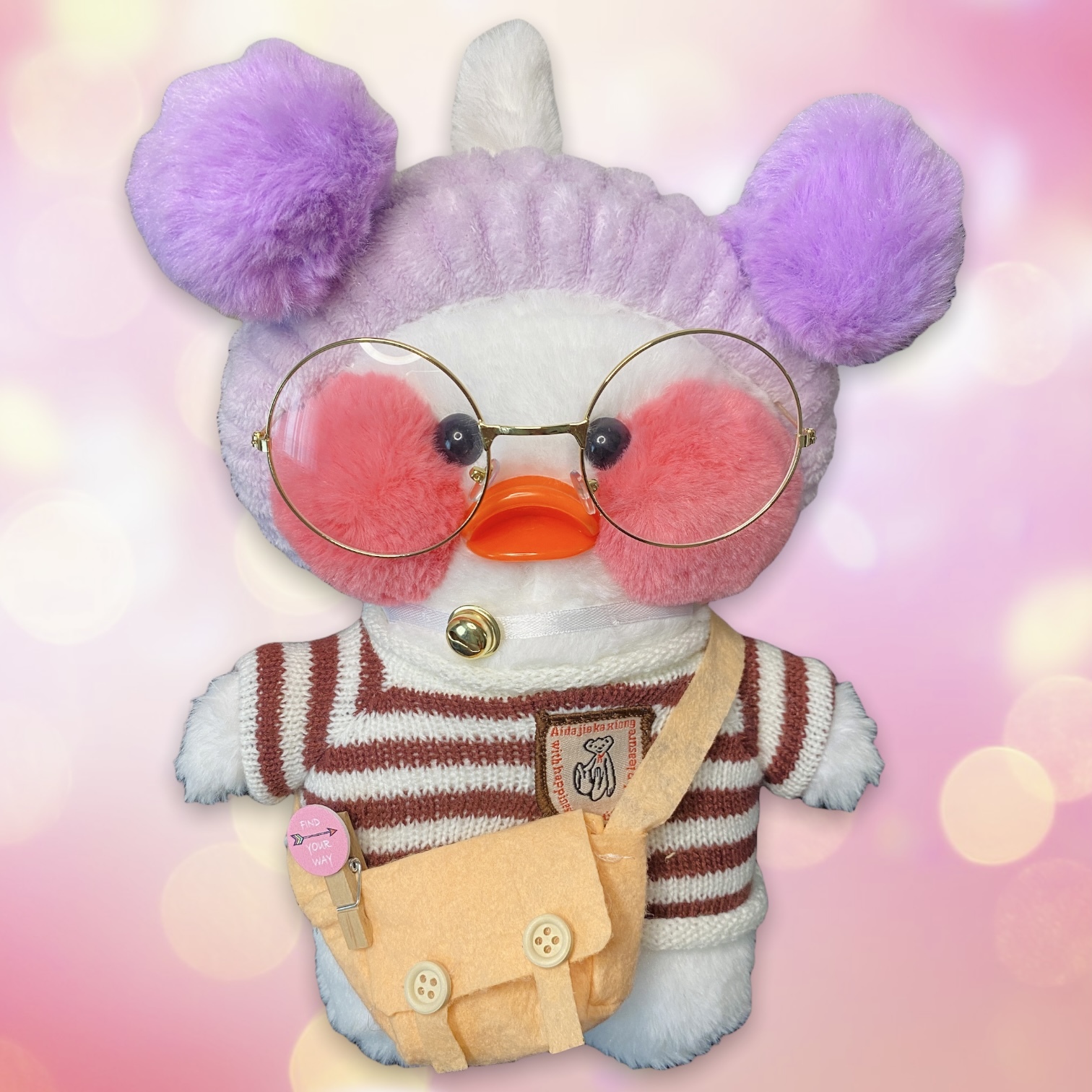 Мягкая игрушка Уточка LALAFUNFUN/ Утка Лалафанфан/ популярная утка ...