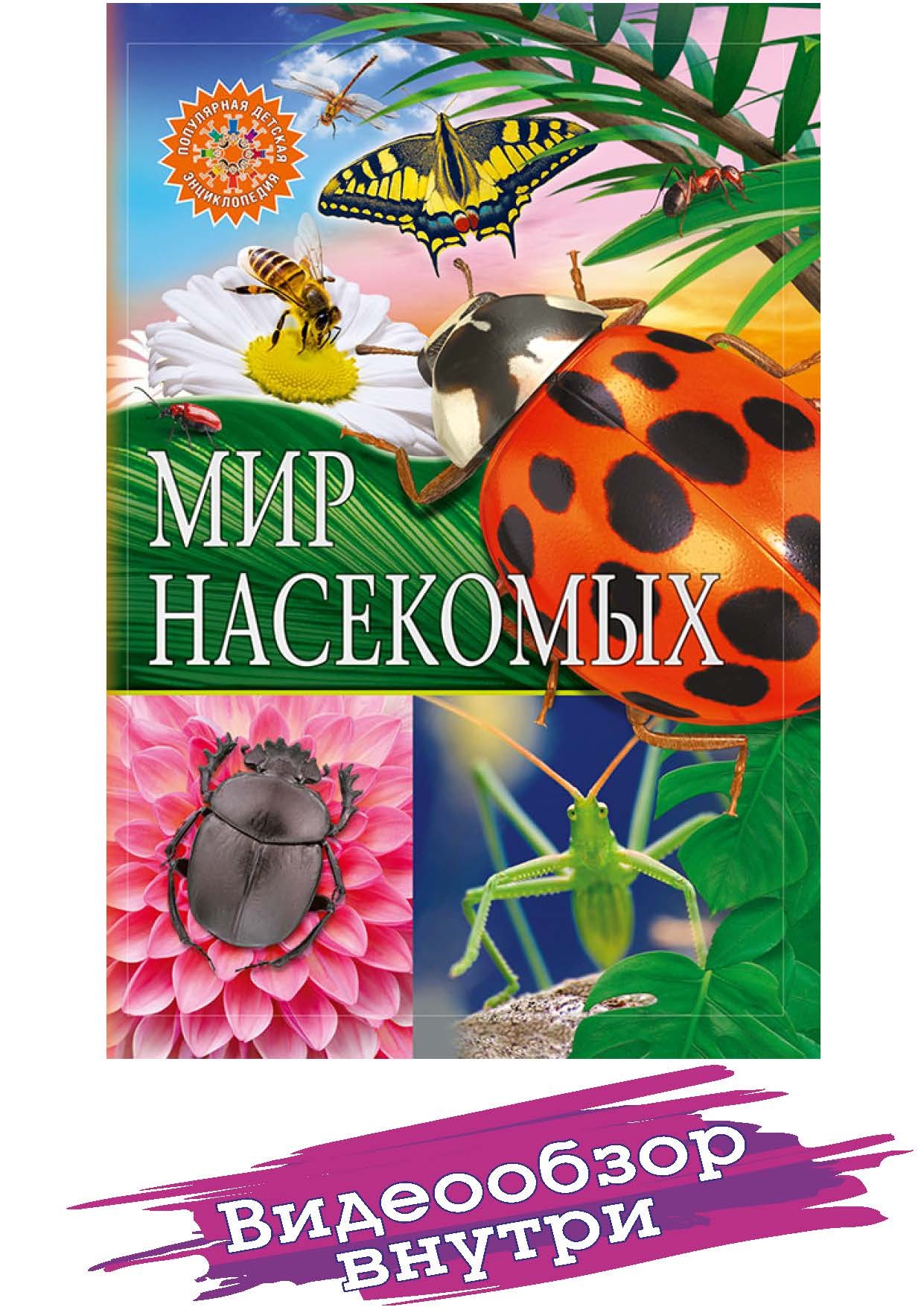 Книга "Мир насекомых. Популярная детская энциклопедия. Детские книги ...